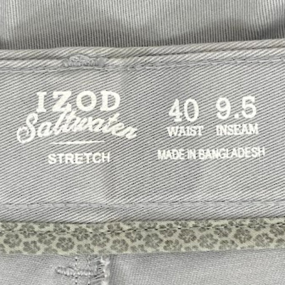 NWT Izod Saltwater Stretch Shorts Size 40 - Picture 3 of 6